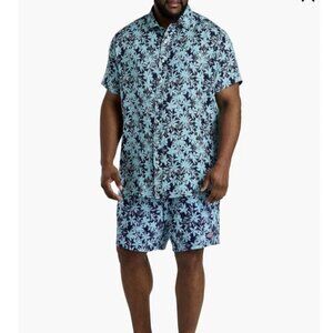 Vineyard Vines Dockside Floral Short Sleeve Shirt and Chappy Swim Trunks 2XT